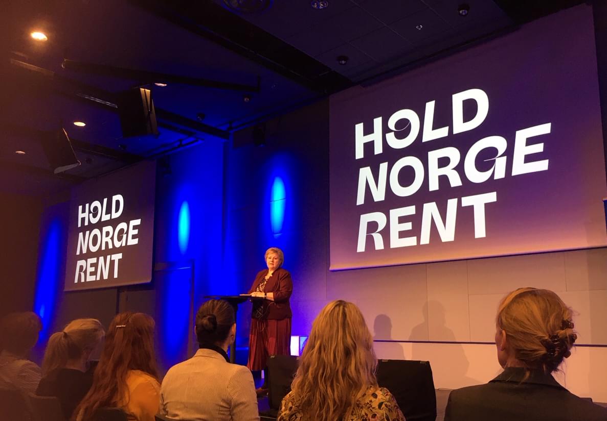 – For en havnasjon som Norge er marin forsøpling et høyaktuelt tema, sa Erna Solberg da hun åpnet årets Hold Norge Rent-konferranse.