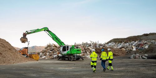 Bingsa Gjenvinning sitt avfallsanlegg og deponi ligger noen få kilometer utenfor Ålesund sentrum. Foto: Kristin Støylen.