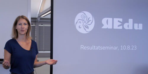 Prosjektleder Heidi Hopstock kunne presentere rekordtall for årets REdu-sesong.