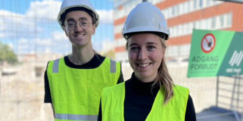2.	Kristin Runde fra Nomiko og John Harald Sand fra Hold Norge Rent skal på over 20 besøk på bygge- og anleggsplasser for å kartlegge plastforsøplingen. Foto: Nomiko.