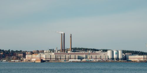 Re:NewCell AB i Sunsvall i Sverige som resirkulerte cellulosebasert tekstilavfall til såkalt Cirkulose begjærer seg konkurs. Foto Alexander Donka